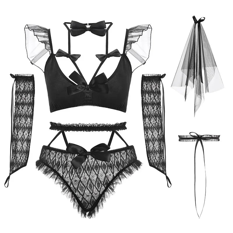 Angel's Touch 😇 5 piece Lingerie Set