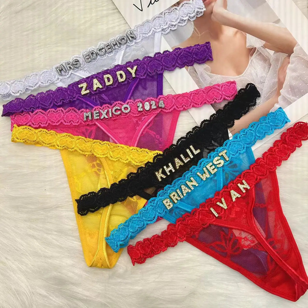 Exclusively Yours 💋 Custom Name Thong